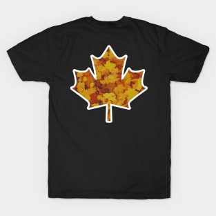 maple leaf autumn/fall season T-Shirt